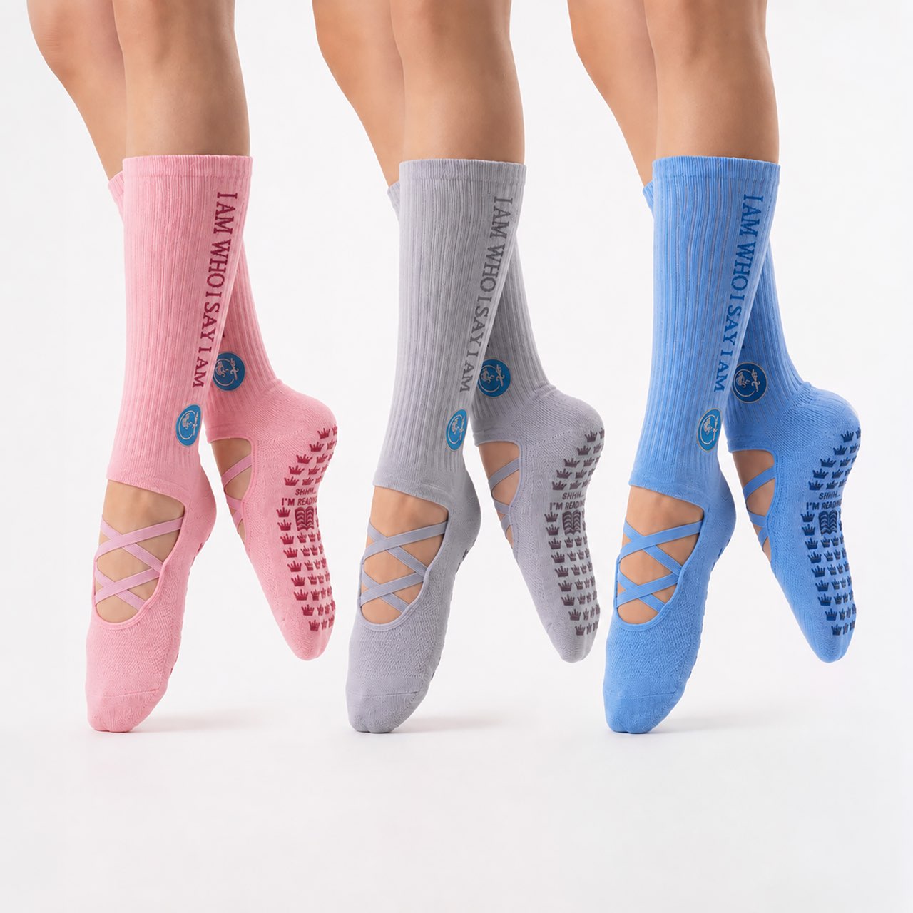 PAGES & PILATES II™️ Identity Grip Sock
